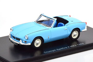 �X�p�[�N 1/43 �g���C�A���t �X�s�b�g�t�@�C�A 4 MK2 1965 ���C�g�u���[ Spark 1:43 Triumph Spitfire 4 MK2 1965 lightblue