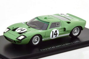 Xp[N 1/43 tH[h GT40 #14 E}24ԃ[X 1965 Ireland WhitmoreSpark 1:43 Ford GT40 No 14 24h Le Mans 1965 Ireland Whitmore