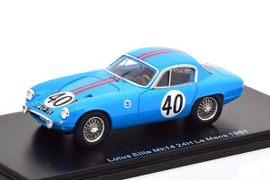 �X�p�[�N 1/43 ���[�^�X �G���[�g MK 14 #40 ���E�}��24�� 1961 Kosselek MessenezSpark 1:43 Lotus Elite MK14 No 40 24h Le Mans 1961 Kosselek Messenez