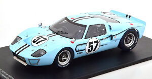 �X�p�[�N 1/18 �t�H�[�h GT40 MK2B #57 ���E�}��24���ԃ��[�X 1967 �o�b�N�i�� HawkinsSpark 1:18 Ford GT40 MK2B No 57 24h Le Mans 1967 Bucknum Hawkins