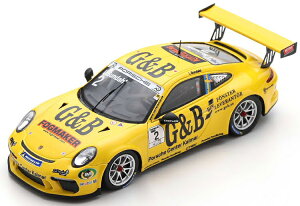 Xp[N 1/43 |VF 911 GT3 #2 |VF J Jbv XJWirA 2018Spark 1:43 Porsche 911 GT3 Cup No 2 Porsche Carrera Cup Scandinavia 2018 Sundahl