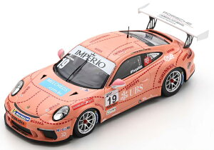 Xp[N 1/43 |VF 911 GT3 #19 |VF J Jbv uW 2018 Spark 1:43 Porsche 911 GT3 Cup No 19 Porsche Carrera Cup Brazil 2018 Pink Pig Mello/Fihlo