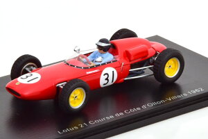 Xp[N 1/43 [^X 21 IEB[ 1962 N[NSpark 1:43 Lotus 21 Course de Cote d Ollon-Villars 1962 Clark
