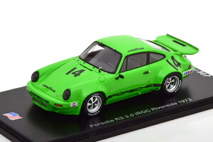 Xp[N 1/43 |VF 911 RS 3.0 #14 IROC o[TCh 1973 tBbeBpfB 500Spark 1:43 Porsche 911 RS 3.0 No 14 IROC Riverside 1973 Fittipaldi Limited Edition 500 pcs