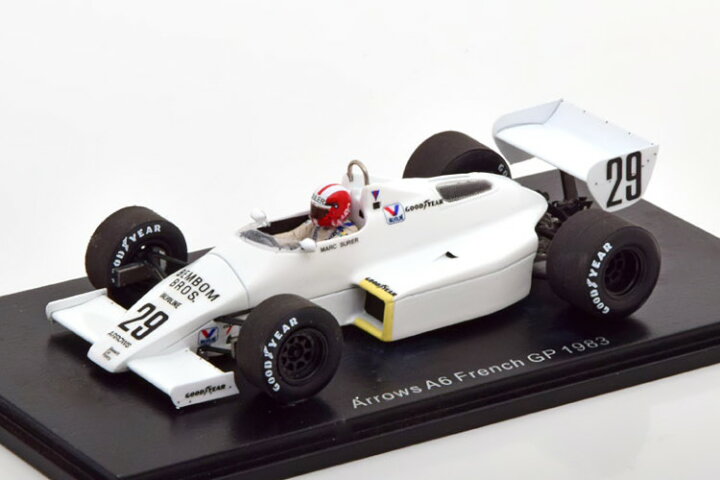 楽天市場】スパーク 1/43 アロウズ A6 フランスGP 1983Spark 1:43 