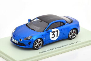 Xp[N 1/43 m[ As[k A 110S #31 VFCN_E [ eJ 2021 IRSpark 1:43 Renault Alpine A 110S No 31 Shakedown Rally Monte Carlo 2021 Ocon Escartefigue