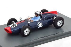 Xp[N 1/43 N[p[ T53 CMXGP 1961Spark 1:43 Cooper T53 GP Great Britain 1961 Salvadori
