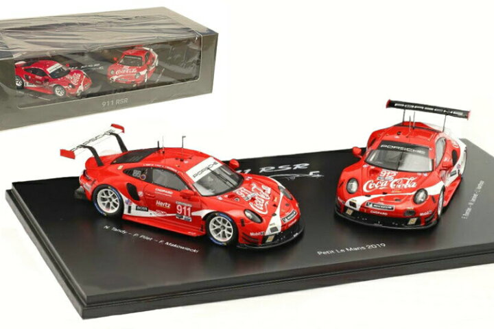 楽天市場】スパーク 1/43 ポルシェ コカ・コーラ 911 RSR IMSA 2019 
