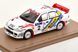 Xp[N 1/43 OH T[ G{[V3 D [ ` k 1995 GN\ Spark 1:43 Mitsubishi Lancer Evolution 3 Winner Rally Hong Kong-Beijing 1995 Eriksson/Parmander