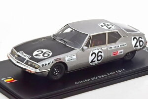 �X�p�[�N 1/43 �V�g���G�� SM #26 24���ԃX�p 1971 500�����Spark 1:43 Citroen SM No 26 24h Spa 1971 Jambline/Bagrit Limited Edition 500 pcs