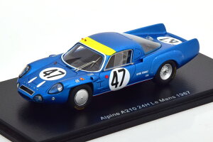 Xp[N 1/43 As[k A210 #47 E} 24 1967 Ah[Spark 1:43 Alpine A210 No 47 24h Le Mans 1967 Andruet/Bouharde