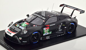 Xp[N 1/18 |VF 911 RSR-19 #92 24 E} 2020 NXeZ @g[Spark 1:18 Porsche 911 RSR-19 No 92 24h Le Mans 2020 Christensen/Estre/Vanthoor