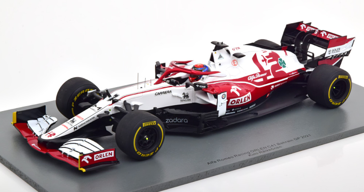 スパーク 1/18 アルファロメオ F1 C41 チーム オーレン レーシング #7 バーレーンGP 2021 キミ・ライコネンSpark 1:18  Alfa Romeo F1 C41 TEAM ORLEN RACING N 7 BAHRAIN GP 2021 KIMI RAIKKONEN | 