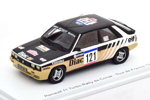 Xp[N 1/43 m[ 11 ^[{ #121 c[hRX 1984Spark 1:43 Renault 11 Turbo No 121 Tour de Corse 1984 Deriu/Mariani