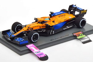 �X�p�[�N 1/43 �}�N���[���� MCL35M �D�� �C�^���AGP 2021 ���J���h �s�b�g�{�[�hSpark 1:43 McLaren MCL35M Winner GP Italy 2021 Ricciardo with Pit Board
