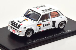 �X�p�[�N 1/43 ���m�[ 5 �^�[�{ #3 ���[���b�p �J�b�v 1981Spark 1:43 Renault 5 Turbo No 3 Europe Cup 1981 Obernd?rfer