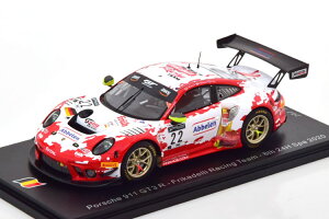 Xp[N 1/43 |VF 911 GT3 R #22 24ԃXp 2020 xO}CX^[ }RBbLB IZ 500Spark 1:43 Porsche 911 GT3 R No 22 24h Spa 2020 Bergmeister/Makowiecki/Olsen Limited Edition 500 pcs