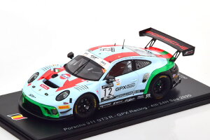 Xp[N 1/43 |VF 911 GT3 R #12 24ԃXp 2020 Kt Lx 600Spark 1:43 Porsche 911 GT3 R No 12 24h Spa 2020 Gulf Campbell/Pilet/Jaminet Limited Edition 600 pcs