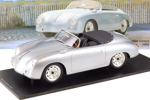 Xp[N 1/12 |VF 356 Xs[hX^[ J 1956 Vo[O[^bNSpark 1:12 Porsche 356 Speedster Carrera 1956 silver-grey metallic