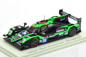 Xp[N 1/43 IJ 07 Mu\ #30 24 } 2021 SfBSpark 1:43 Oreca 07-Gibson No 30 24h Le Mans 2021 Binder/Rojas/Gommendy