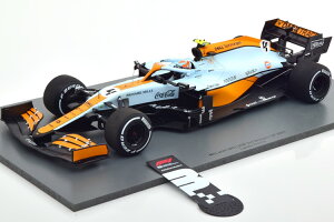 Xp[N 1/18 }N[ MCL35M iRGP 2021 mX sbg{[htSpark 1:18 McLaren MCL35M GP Monaco 2021 Norris with Pitboard