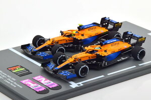 Xp[N 1/43 }N[ 2Zbg MCL35M _u D C^AGP 2021 Jh mX 1000 sbg{[htSpark 1:43 McLaren MCL35M double winner GP Italy set 2021 Ricciardo/Norris Ltd 1000 pcs with Pitboar