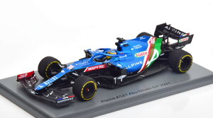 Xp[N 1/43 As[k A521 #14 Au_rGP 2021 tFihEA\Spark 1:43 Alpine A521 #14 Abu Dhabi GP 2021 Fernando Alonso