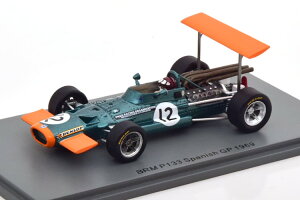 Xp[N 1/43 BRM P133 XyCGP 1969 Io[Spark 1:43 BRM P133 GP Spain 1969 Oliver