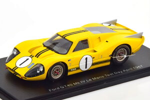Xp[N 1/43 tH[h GT40 MK4 #1 eXg 24ԃE} 1967 }N[Spark 1:43 Ford GT40 MK4 No 1 Test 24h Le Mans 1967 McLaren