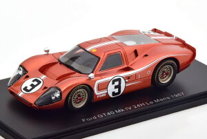 Xp[N 1/43 tH[h GT40 MK4 #3 24ԃE} 1967 AhbeB rALSpark 1:43 Ford GT40 MK4 No 3 24h Le Mans 1967 Andretti/Bianchi
