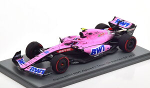 Xp[N 1/43 As[k A522 BWT o[[GP 2022 IRSpark 1:43 Alpine A522 BWT GP Bahrain 2022 Ocon