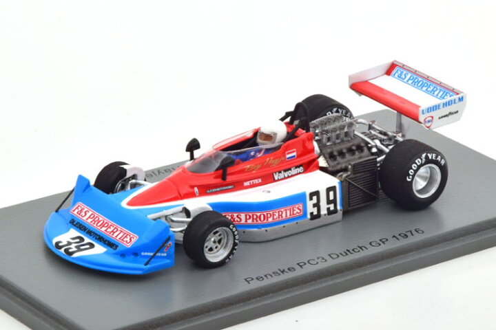 楽天市場】スパーク 1/43 ペンスキー PC3 オランダGP 1976 ハイエSpark 