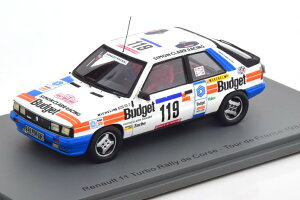 �X�p�[�N 1/43 ���m�[ 11 �^�[�{ #119 �����[ �c�[���E�h�E�R���X 1984Spark 1:43 Renault 11 Turbo No 119 Rally Tour de Corse 1984 Oreille/Oreille