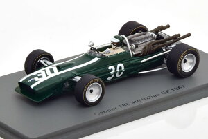 Xp[N 1/43 N[p[ T86 #30 4th C^AGP tH[~1 1967 bwEgSpark 1:43 Cooper T86 #30 4th Italy GP formula 1 1967 Jochen Rindt