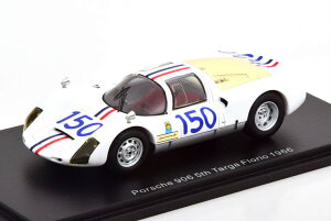 �X�p�[�N 1/43 �|���V�F 906 #150 �^���K �t���[���I 1966Spark 1:43 Porsche 906 No 150 Targa Florio 1966 Bourillot/Maglioli