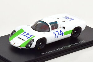 Xp[N 1/43 |VF 910 #174 ^KEt[I 1967Spark 1:43 Porsche 910 No 174 Targa Florio 1967 Cella/Biscaldi