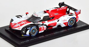 Xp[N 1/43 g^ GR010 nCubh #7 24 E} 2022 Conway/Kobayashi/LopezSpark 1:43 Toyota GR010 Hybrid No 7 24h Le Mans 2022 Conway/Kobayashi/Lopez