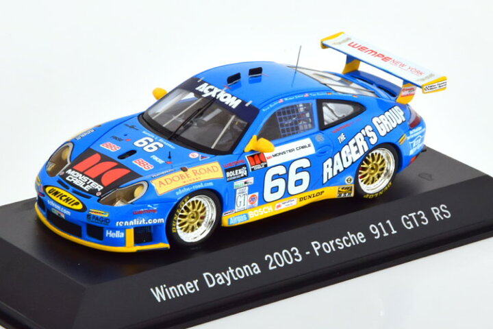 楽天市場】スパーク 1/43 ポルシェ 911 (996) GT3 RS 優勝 デイトナ24 