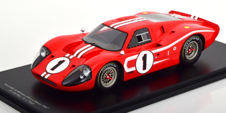 楽天市場】スパーク 1/18 フォード GT40 MK4 優勝 ル・マン24時間耐久 