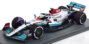 Xp[N 1/18 ZfXxc AMG ygiX }CA~Ov 2022 bZ V[P[XtSPARK 1:18 Mercedes AMG Petronas GP Miami 2022 Russell with ShowCase