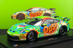 Xp[N 1/18 |VF 911 (992) GT3 Push Push }`J[ 300Spark 1:18 Porsche 911 (992) GT3 Push Push multicolor Limitation 300 pcs.