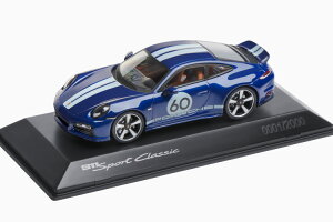Xp[N 1/43 |VF 911 (992) X|[cNVbN 2022N hEu[^bN 2000Spark 1:43 Porsche 911 (992) Sport Classic year 2022 gentian blue metallic limitation 2000pcs