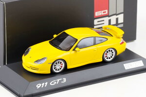 Xp[N 1/43 |VF 911 (996) GT3 N[y CG[ 60N 911 WAP DEALERSpark 1:43 Porsche 911 (996) GT3 Coupe yellow 60 Years 911 WAP DEALER