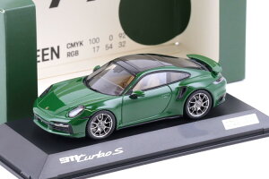 Xp[N 1/43 |VF 911 (992) ^[{ S N[y ACbVO[ WAP DEALERSpark 1:43 Porsche 911 (992) Turbo S Coupe Irish green WAP DEALER
