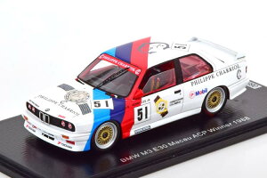�X�p�[�N 1/43 BMW M3 E30 �D�� �}�J�I 1988 Lee Jr. 500�����Spark 1:43 BMW M3 E30 Winner Macao 1988 Lee Jr. Limited Edition 500 pcs