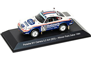 Xp[N 1/43 |VF 911 (953) J 3.2 #176 D _J[[ 1984 Metge/Lemoyne Spark 1:43 Porsche 911 (953) Carrera 3.2 #176 Winner Rallye Paris-Dakar 1984 Metge/Lemoyne