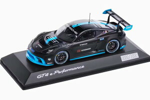 |VF Xp[N 1/43 |VF 718 PC} GT4 e ptH[}X 2022 ubN/u[ 2000Spark 1:43 Porsche 718 Cayman GT4 e-Performance 2022 black/blue Limitation 2000 pcs.
