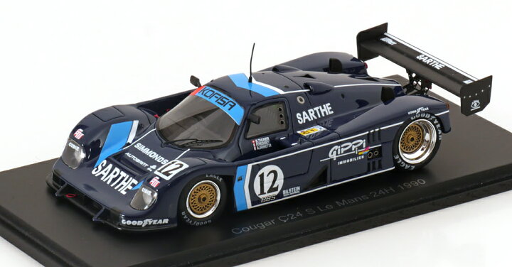 SPARK MODEL S3533 COUGAR C 24 S N.12 24 H LE MANS 1990 THURER-LANETTA-PESSIOT 1