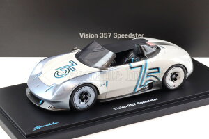 |VF Xp[N 1/18 |VF rW 357 Xs[hX^[ zCg/O[ 500Spark 1:18 Porsche Vision 357 Speedster white/grey limited 500 pcs