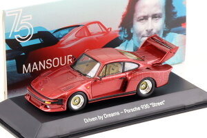 Xp[N 1/43 |VF 911 ^[{ TAG 935 Xg[g bh^bN MAP |VF~[WASpark 1:43 Porsche 911 Turbo TAG 935 Street red metallic MAP Porsche Museum